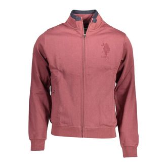 U.S.Polo Association Sweatshirt met rits - Heren - Vesten met rits - Rood - 2XL - Hoodies & sweatvesten