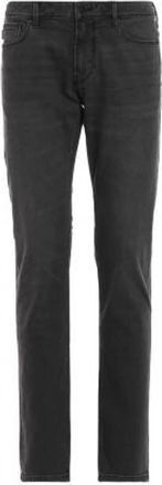 Emporio Armani Slim Fline Jeans met 5 zakken - Heren - Jeans - Grijs - Maat: W36 Katoen