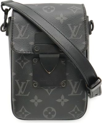 Louis Vuitton Black Gray Monogram Eclipse Monogram Eclipse Shoulder Bag (Pre-Owned)