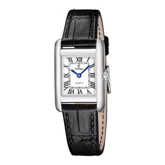 Festina Ronde Horloge - Dames - Horloges - Zwart - ONE Size - Leer - Accessoires