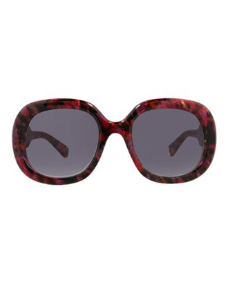 Chlo&eacute; Square-Frame Recycled Acetate Sunglasses