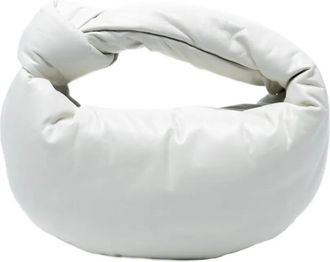 Bottega Veneta 2012-2025 Mini Nappa Puffy Jodie hobo bag - White