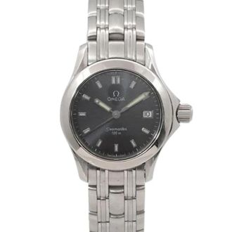 Omega Pre-owned Vintage roestvrijstalen horloge - Dames - Vintage Horloges - Grijs - ONE Size - Vintage