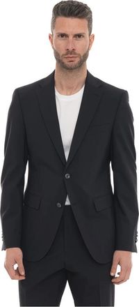 HUGO BOSS H-Harvey Jas - Heren - Blazers - Blauw - XL - Wol - Jassen