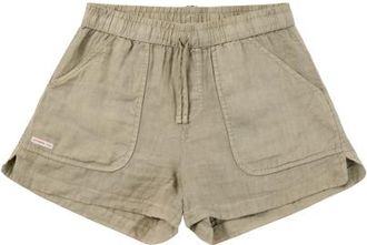 Amundsen & Scott 3.5incher Safari Linen Shorts Womens in Olive Ash at Nordstrom, Size X-Small Short Eu