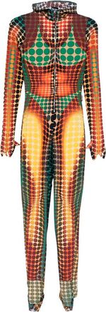 Jean Paul Gaultier Tute Intere Orange/Green-Donna
