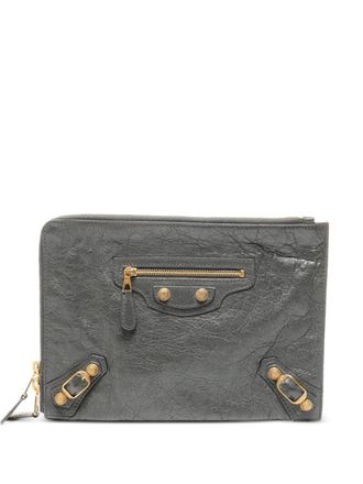 Balenciaga 2010-2020s Giant Envelope clutch bag - Grijs