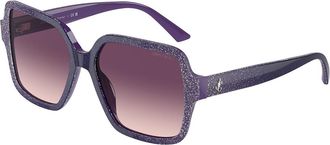 Jimmy Choo London JC5005 50447W Womens Sunglasses Purple Size 55