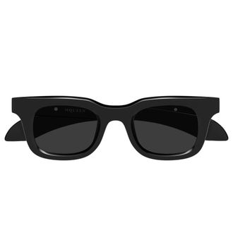 Alexander McQueen Alexander McQueen, Sunglasses, unisex, Black, Size: 46 MM Am0547S Rectangular Sunglasses