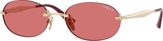 Vogue Eyewear VO4342S 848/75 Womens Sunglasses Gold Size 55