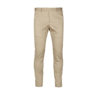 Pantaloni Torino Broeken, Heren, Beige, L, Katoen, Katoenen broek Dieci met knoopsluiting