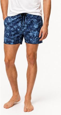 Onia Stretch Volley Swim Trunks in Navy Multi at Nordstrom Rack, Size Xx-Large