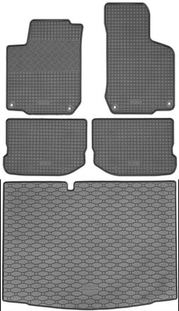 OEM Skoda Octavia I Kombi De 1997 A 2010. Juego De Alfombrillas De Goma Para Coche Y Maletero