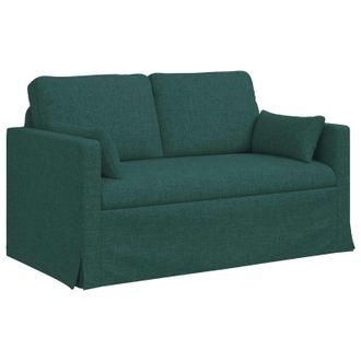 vidaXL Sof&aacute; Verde Oscuro 139 X 78 X 80 Cm Tela Vidaxl