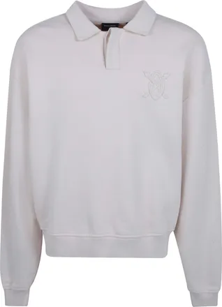 Daily Paper Clothing Polo Neck Sweater Shield