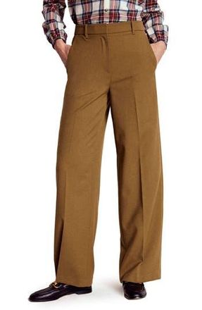 Boden Belgravia Wide Leg Trousers in Tobacco at Nordstrom Rack, Size 12