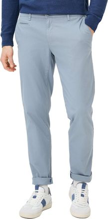 Brax Brax pantalon flatfront model lichtblauw katoen normale fit