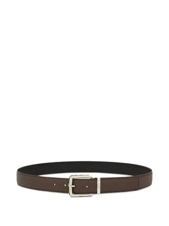 Ferragamo reversible leather belt - Black