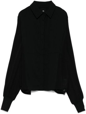 Thom Krom W H 9 blouse - Zwart