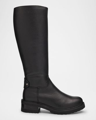 La Canadienne Cate Waterproof Pebble Leather Knee-High Boots
