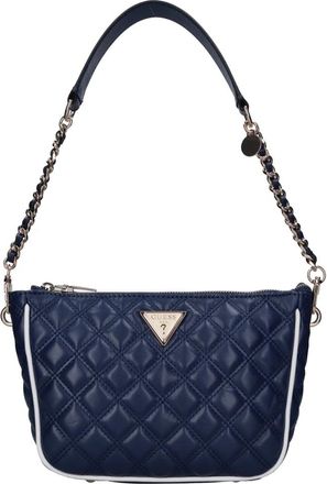 Guess Cruise Vibe Schoudertas met Ritssluiting Boven - Dames - Schoudertassen - Blauw - ONE Size - Leer - Tassen