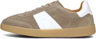 Magnanni Taupe Su&egrave;de Lage Sneakers - Heren - Sneakers - Beige - 41 EU - Su&egrave;de - Schoenen