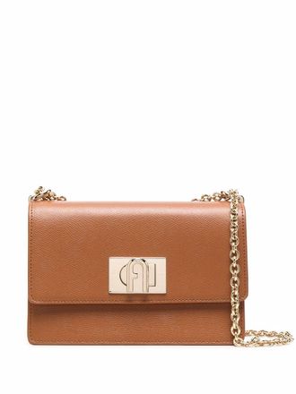 Furla 1927 shoulder satchel bag - women - Leather - OS - Brown