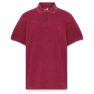 Timberland Millers River Pique S/S Polo Polo-Shirt f&uuml;r Herren | rot