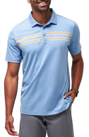 Travis Mathew Coral Beds Cotton Blend Polo in Quiet Harbor at Nordstrom, Size X-Large