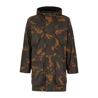 Barbour Parkas, male, Multicolor, Size: 4XS Wax Parka