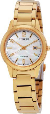 Citizen Classic Gold-tone Eco-Drive Ladies Watch FE1242-78D