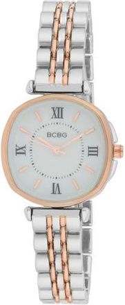 BCBGeneration Oval Bracelet Strap Watch, 28mm in Two Tone at Nordstrom Rack