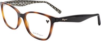 Ferragamo Ferragamo Womens 55 mm Brown Opticals