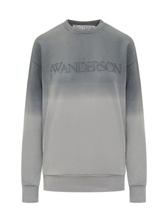 J.W.Anderson Grey Logo Crew Neck Sweatshirt
