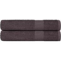OEM Toallas De Sauna Frogn, Juego De 2, Antracita, 80 X 200 Cm, 360 G/m&sup2; - Crezuo