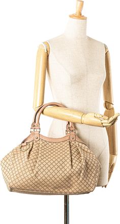 Gucci Pre-owned Womens Diamante Handbag - Nude Textile - One Size