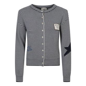 Max Mara Dames, Truien, Blauw, Maat: M Katoen
