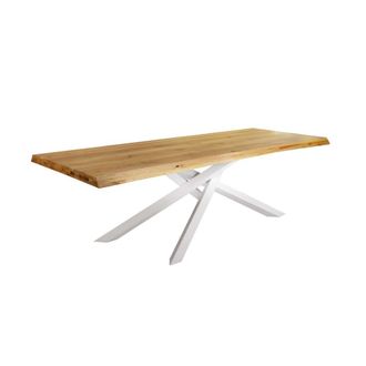 Konte Design Mesa de roble macizo nudoso 250x100 cm (natural)
