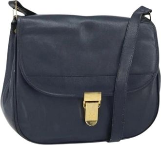 Dior Pre-owned Vintage Schoudertas - Dames - Vintage Schoudertas - Blauw - ONE Size - Leer - Vintage