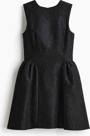 H&M Kleid aus Jacquardstoff - Schwarz