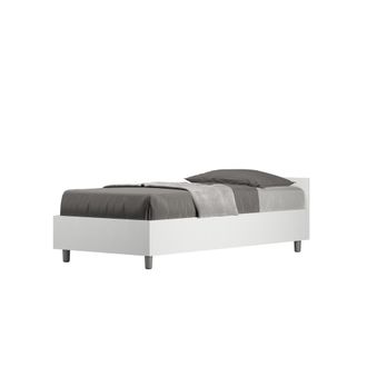 Les Tendances Les Tendances - Letto Singolo - Nuamo - Dimensione Rete: 80x200 - Tipologia Letto: Con Rete - Colore: Bianco Frassino