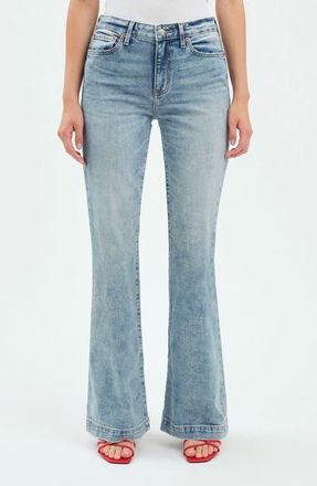 Daze The Heartbreaker Flare Jeans in New Flame at Nordstrom, Size 23