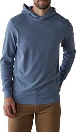 The Normal Brand Puremeso Essential Hoodie in Slate Blue at Nordstrom, Size Xx-Large R