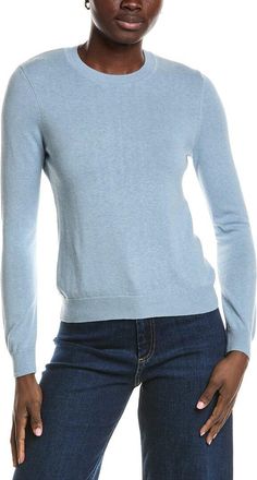 Minnie Rose Power Shoulder Cashmere-Blend Sweater