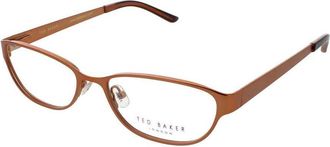 Ted Baker Ladies Rose Gold Tone Rectangular Eyeglass Frames B215
