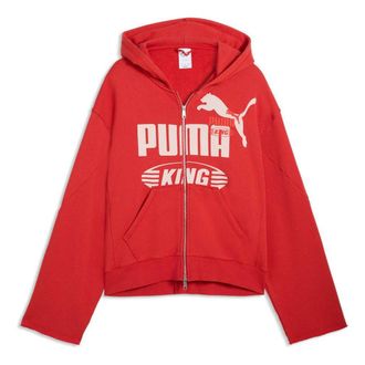 Puma KING Sportstyle Hoodie Candy Apple 634720-27