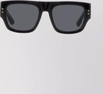 Gucci modern square frame sunglasses with dark lenses