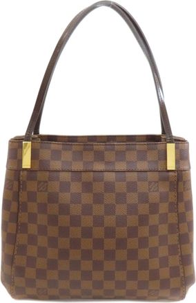 Louis Vuitton Brown Damier Canvas Ebene Damier Canvas Tote Bag (Pre-Owned)