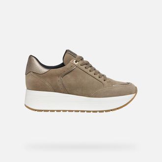 Geox New Kency Woman Taupe, Size: 37