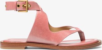 Michael Kors Irene Leather Thong Sandal